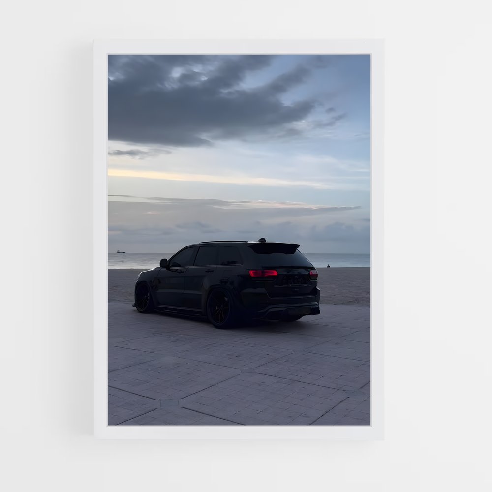 Poster Nuit Étoilée au Volant – affiche Jeep (vue 3)